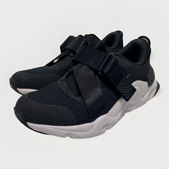 Sorel Kinetic Rnegd Strap Womens Size 7.5 Black Athletic Running Shoes Sneakers - Picture 1 of 9